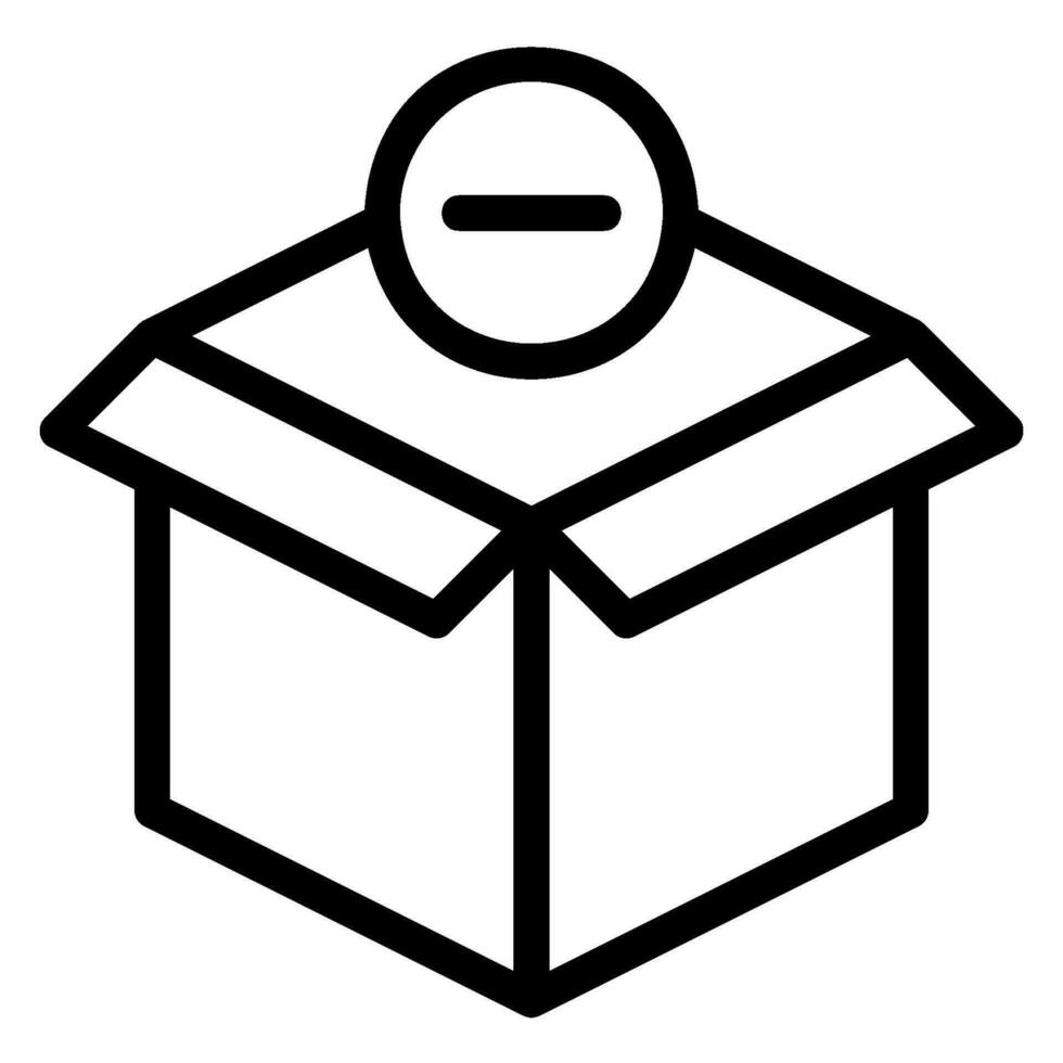 delete line icon vector
