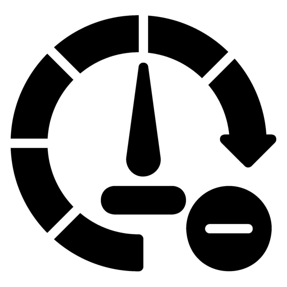 delete glyph icon vector