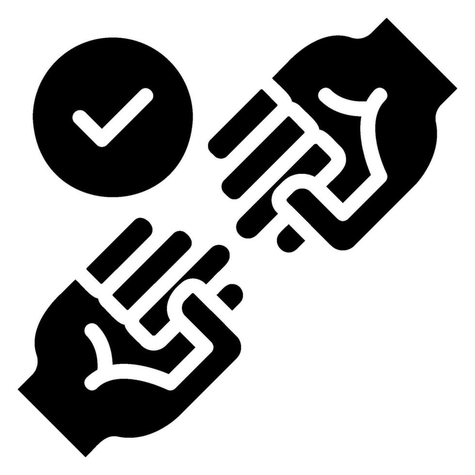 collaboration glyph icon vector