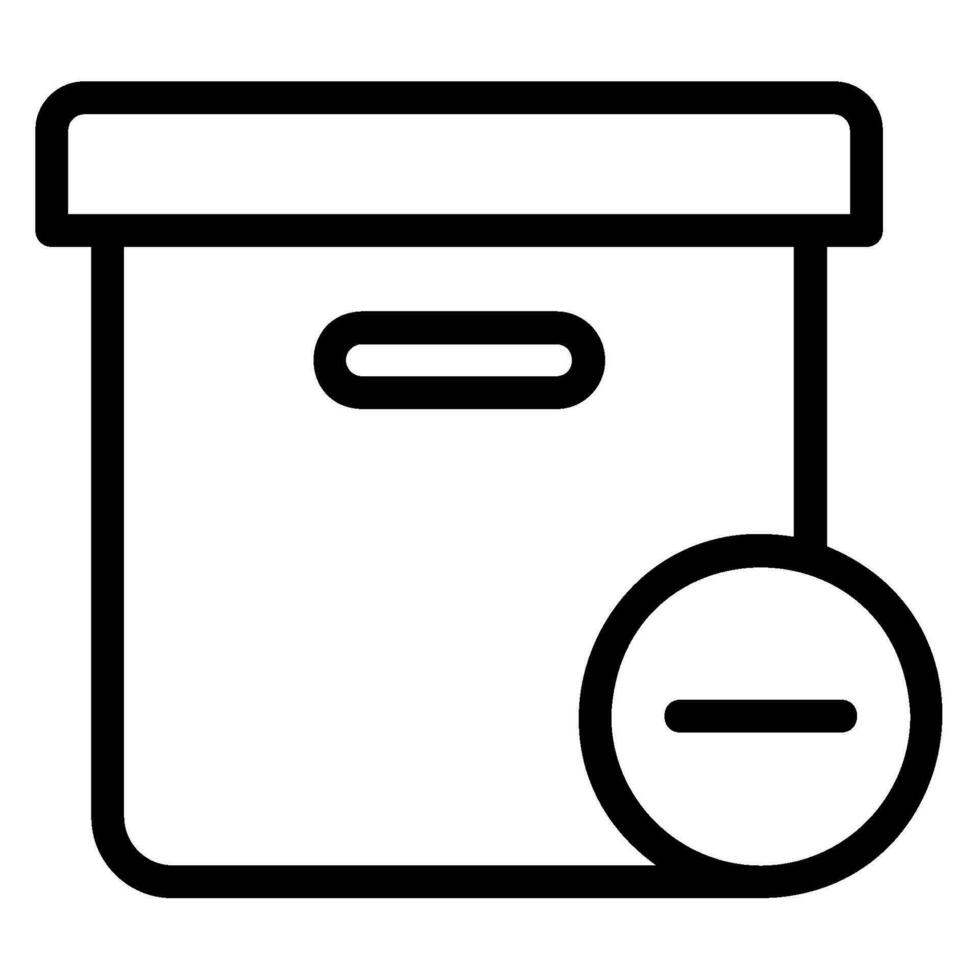 delete line icon vector