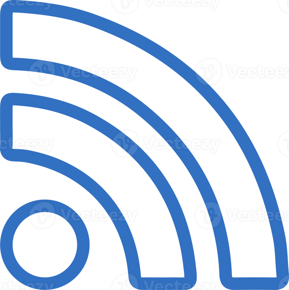 Wifi icon line design, monoline icons. png