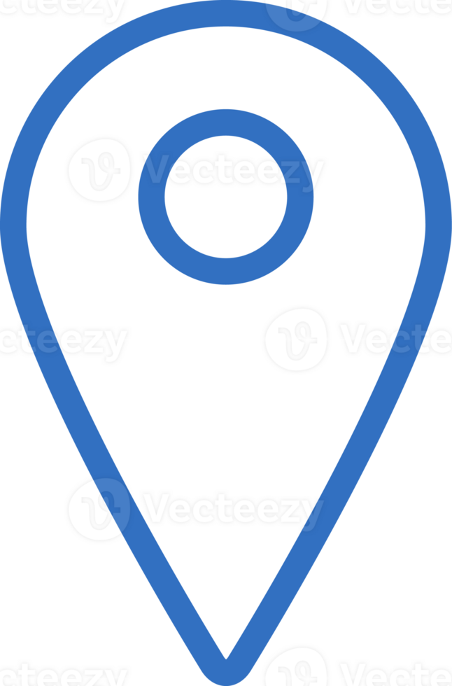 pointer pin icon line design, monoline icons. png