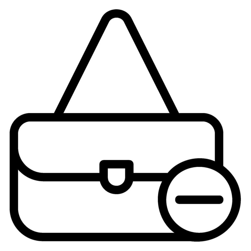 delete line icon vector