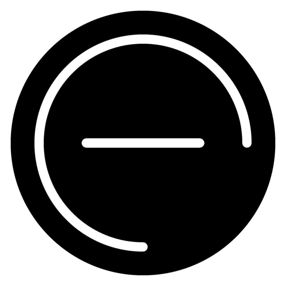 delete glyph icon vector