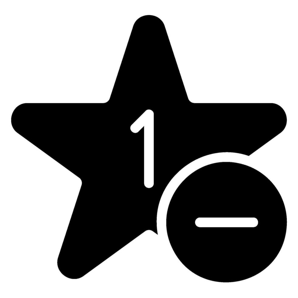 delete glyph icon vector