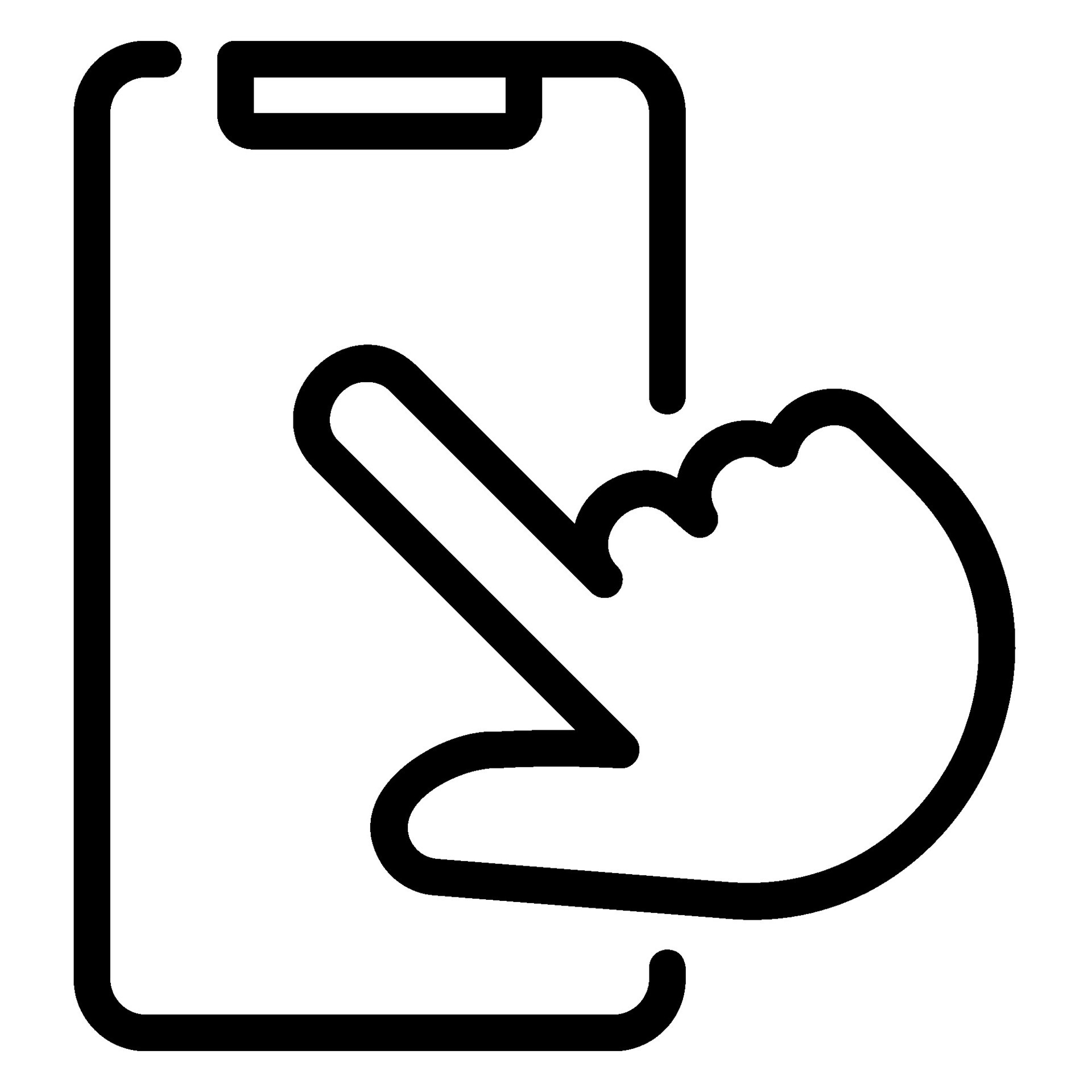 touch screen line icon 26562051 Vector Art at Vecteezy