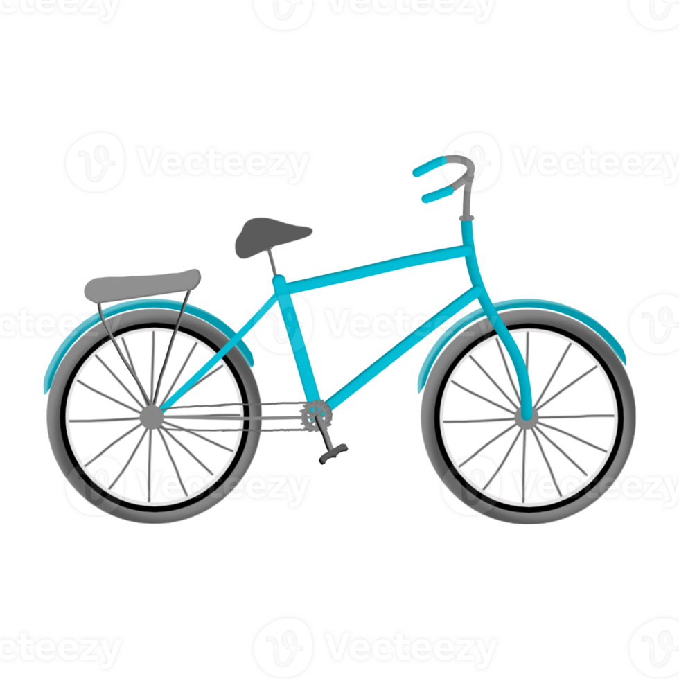 Illustration of bicycle png