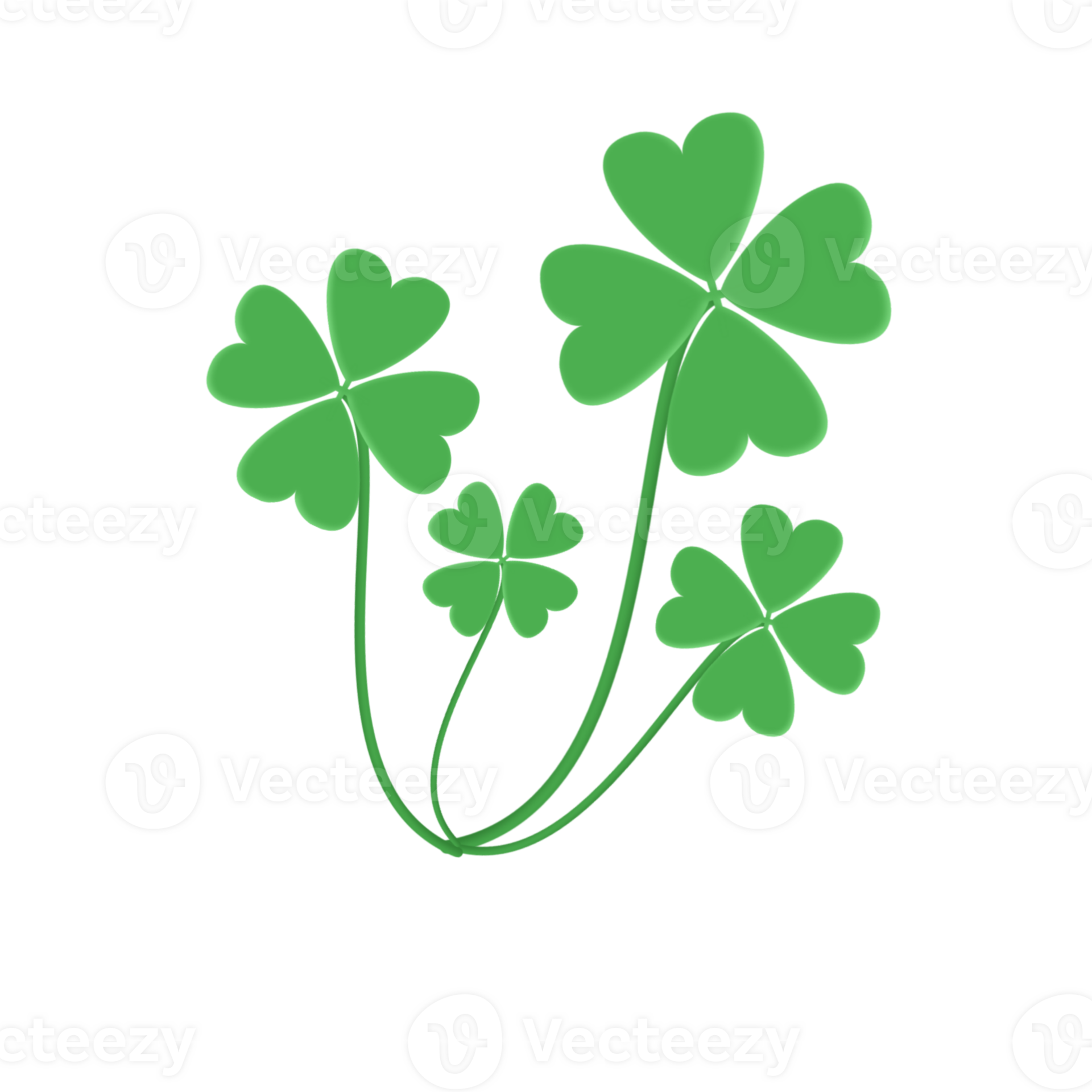 Illustration of clover leaves 26562097 PNG