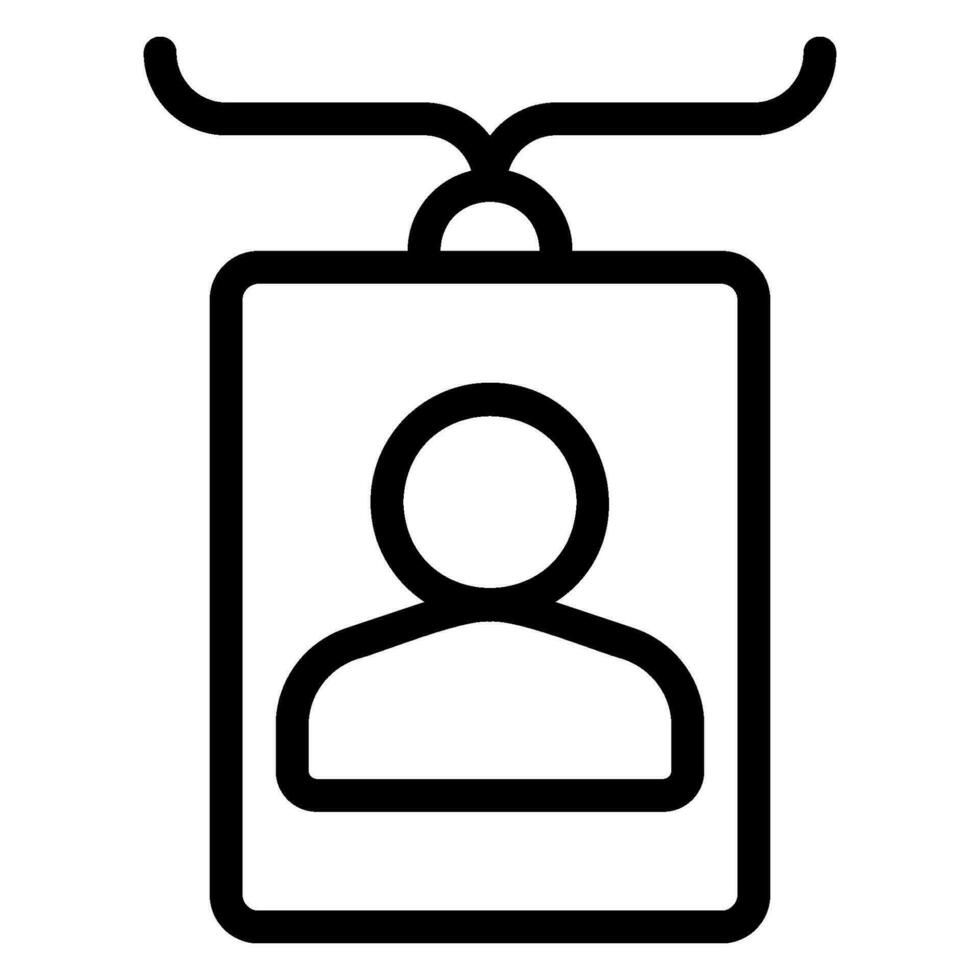 id line icon vector