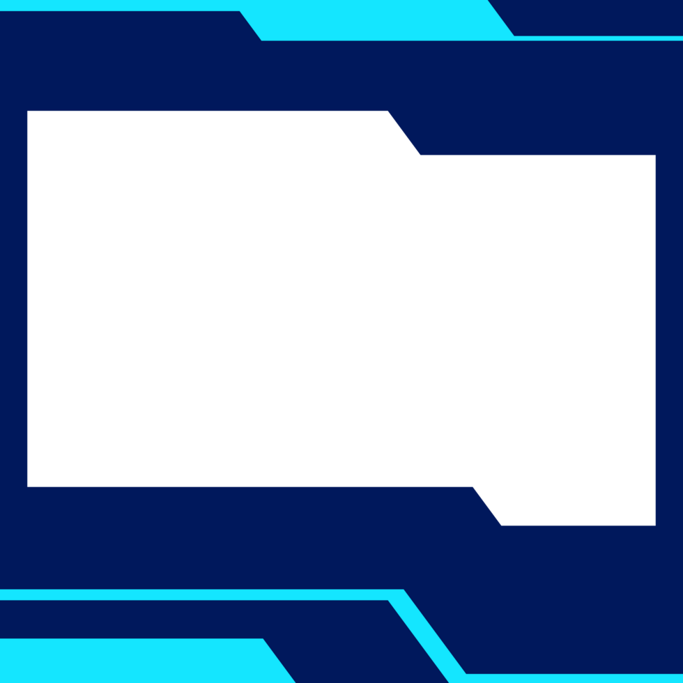 Social Media Post template for online advertising. Abstract modern elegant frame border. png