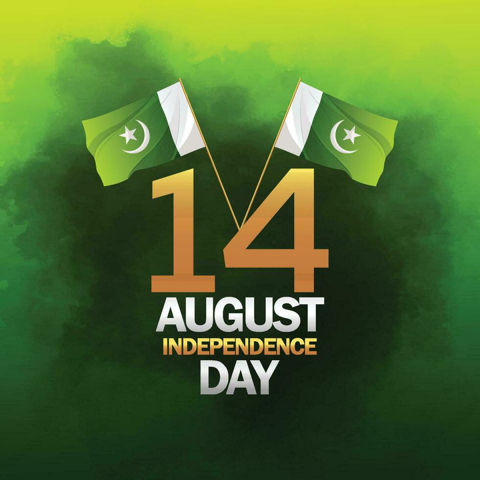 vector ilustración de Pakistán independencia día