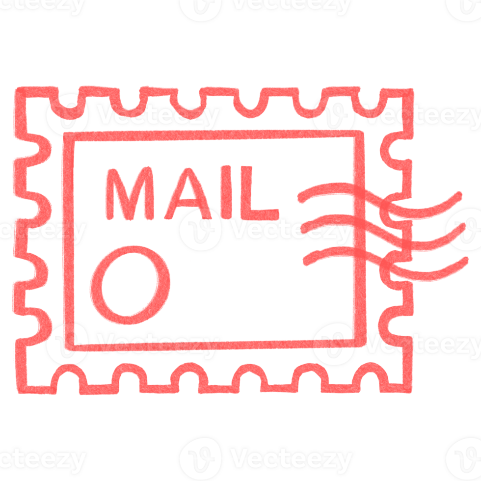 Decorative Stamp Badge Mail Letter png