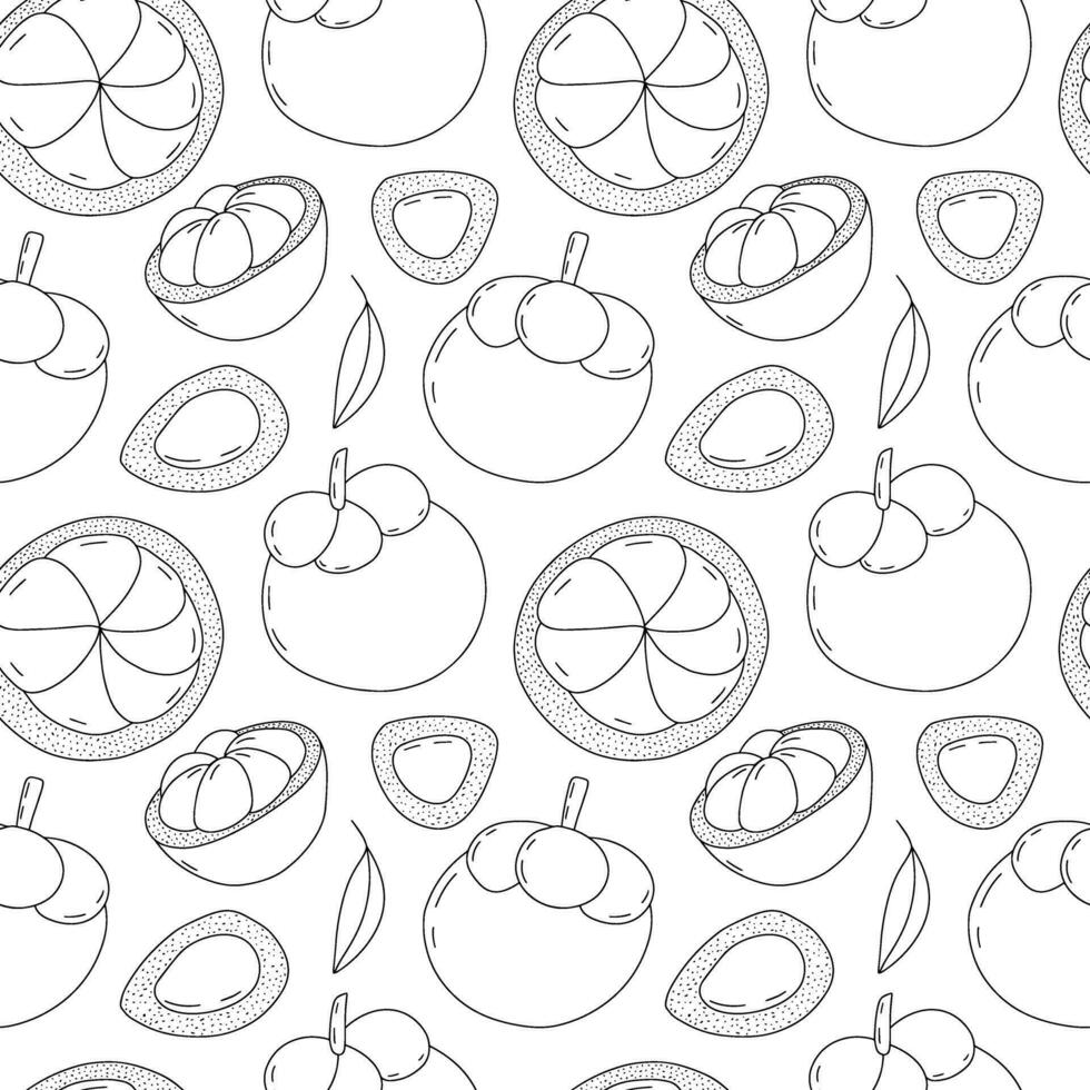 Vector mangosteen fruit doodle seamless pattern 26563226 Vector Art at Vector mangosteen fruit doodle seamless pattern 26563226 Vector Art at