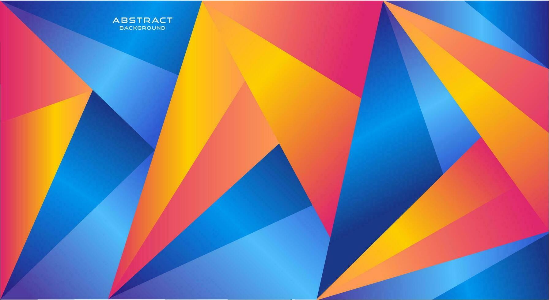 Abstract geometric colorful background vector