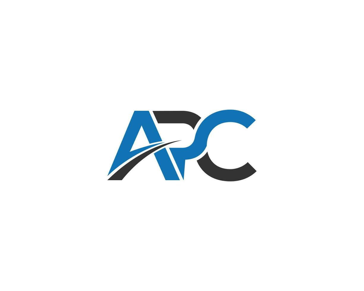 Letter APC Modern Initial Logo Design Icon Typography Vector Concept.
