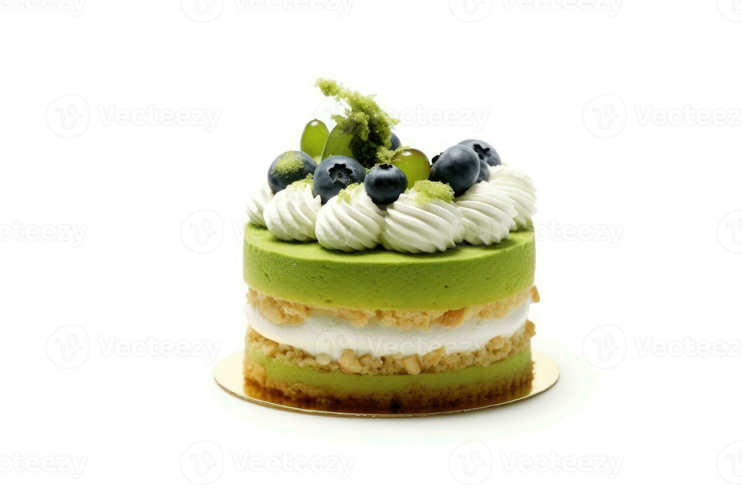 stock photo of birthday cake matcha food photography AI Generated