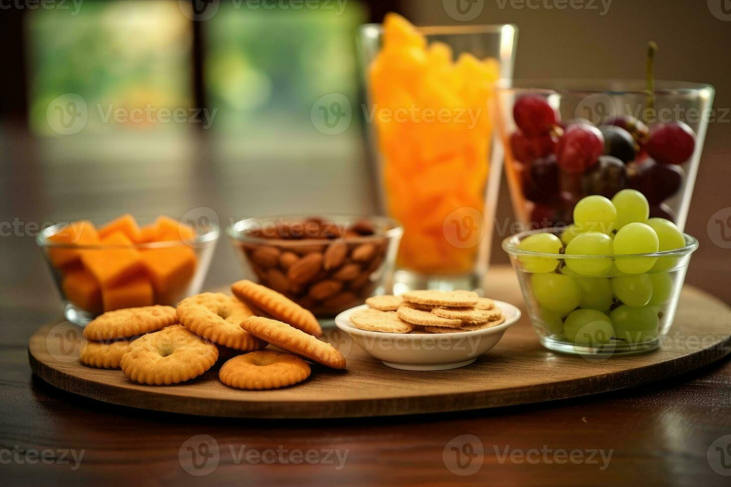 calorie snacks in the kitchen table Food Photography AI Generated photo