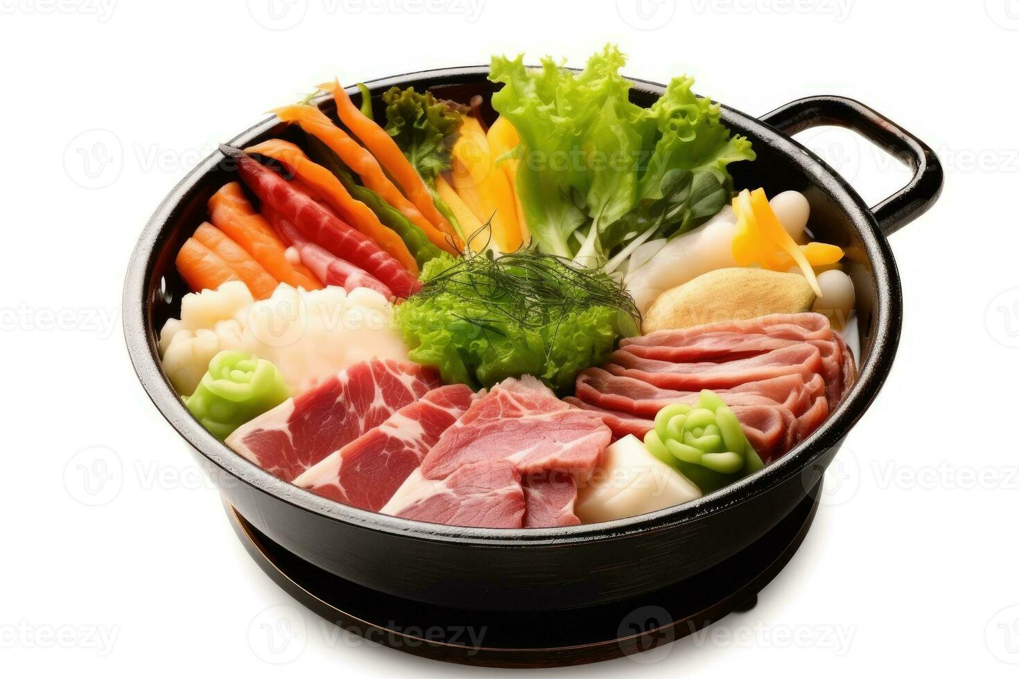 shabu-shabu japanese Food Photography AI Generated photo