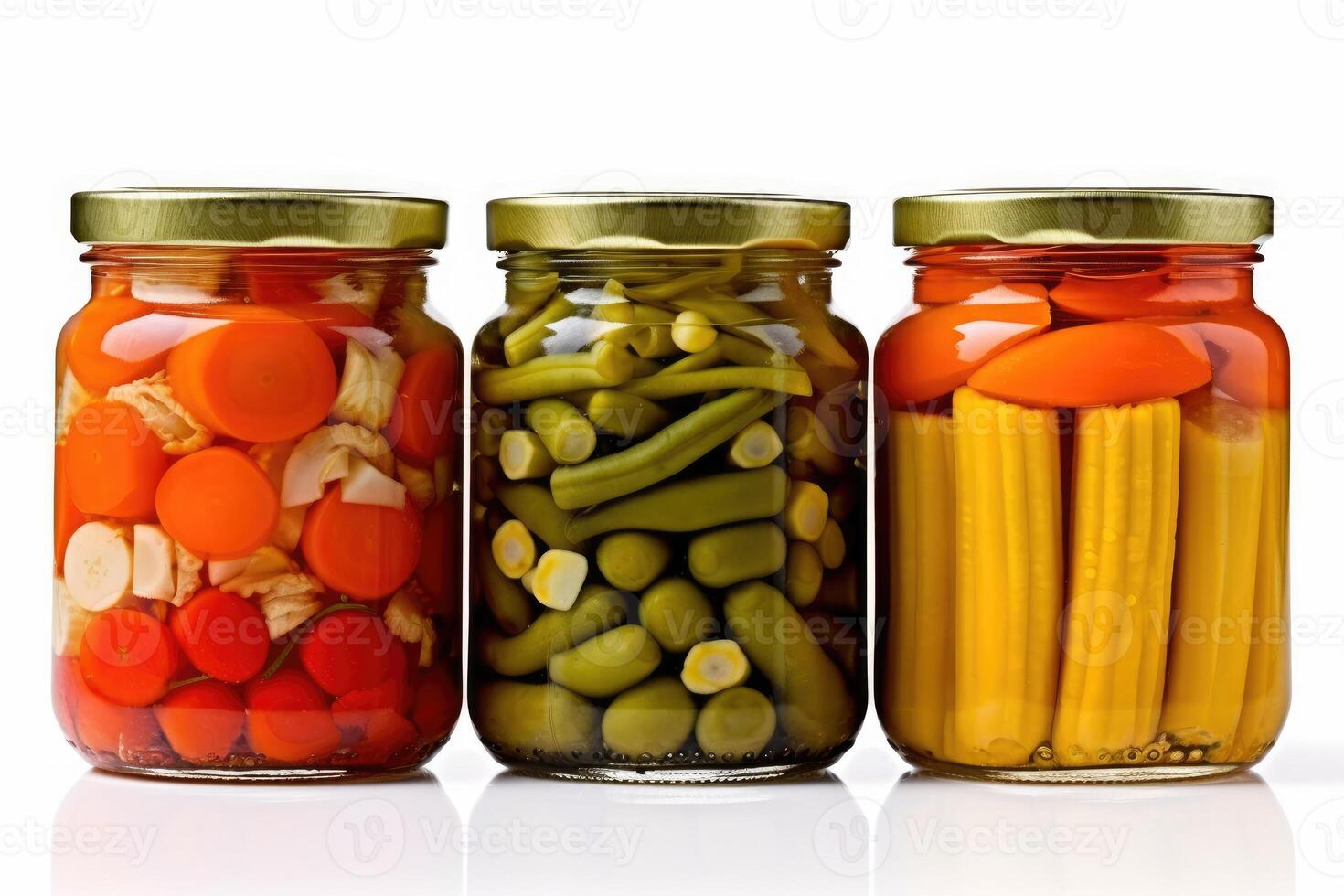 canned vegetables white white isolated background Food Photography photo