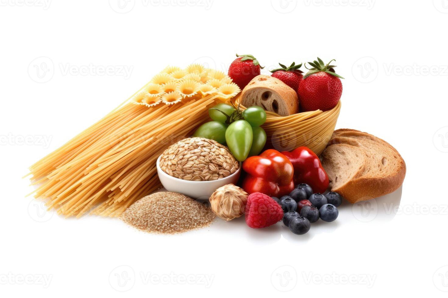 fiber isolated white isolated background Food Photography photo