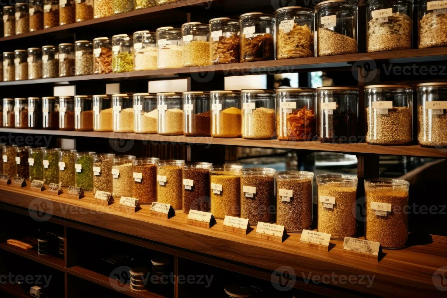 stock photo of inside spice shop AI Generated