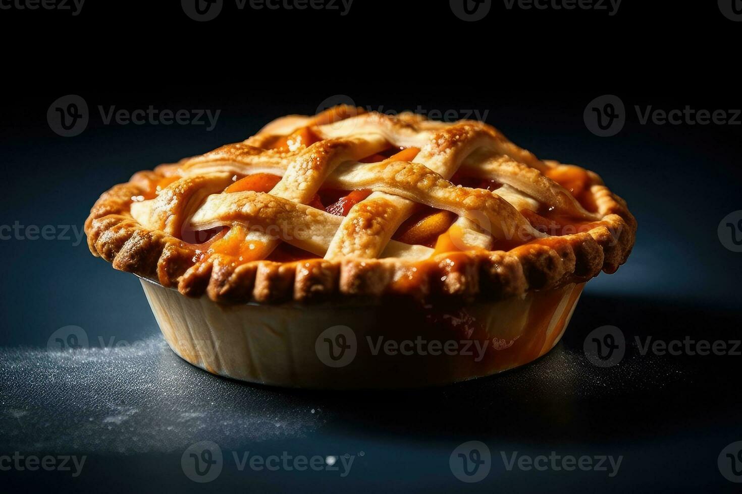 stock photo of pie food photography studio light AI Generated