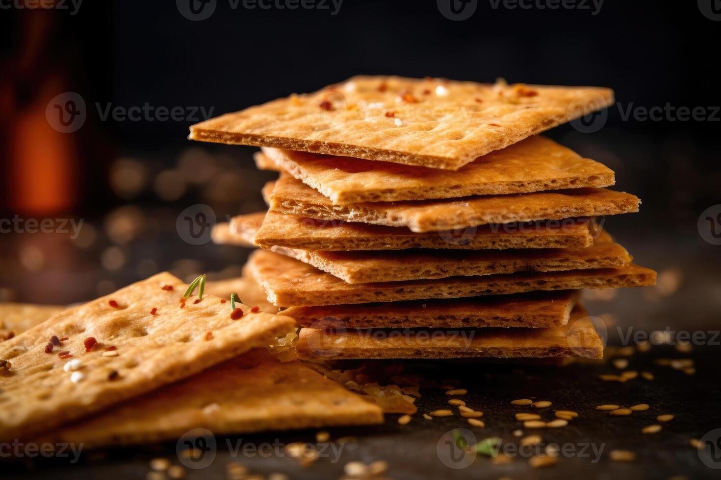 stock photo of cracker food photography