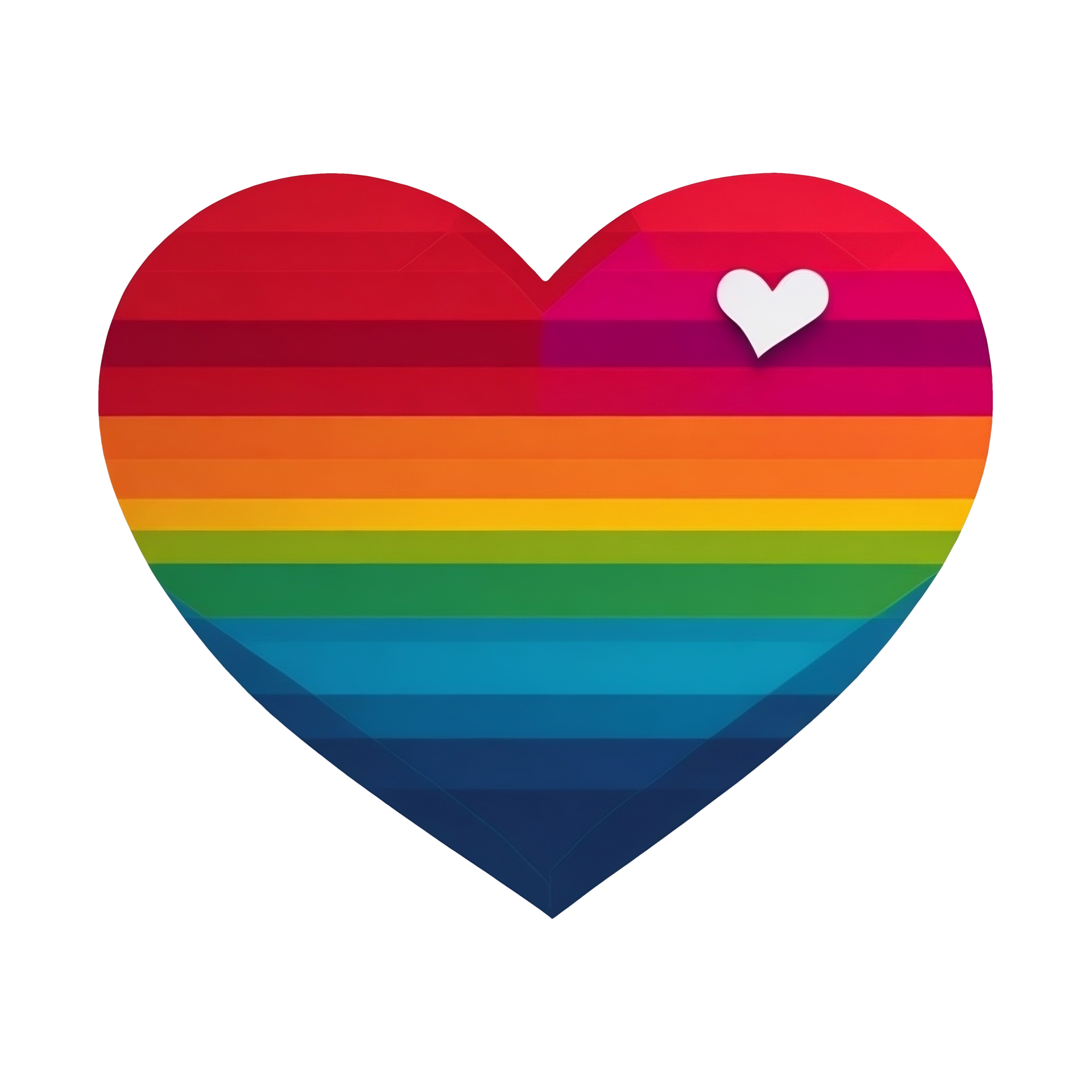 AI Generative A Heart With The Colors Of The Rainbow 26565227 PNG AI Generative A Heart With The Colors Of The Rainbow 26565227 PNG