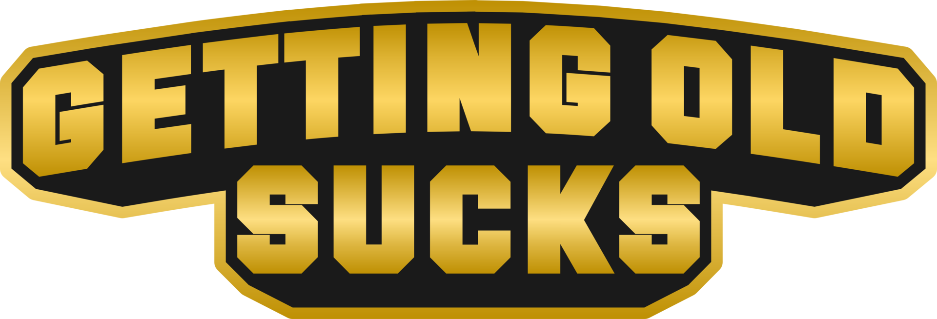 Getting Old Sucks, Funny Typography Quote Design. png