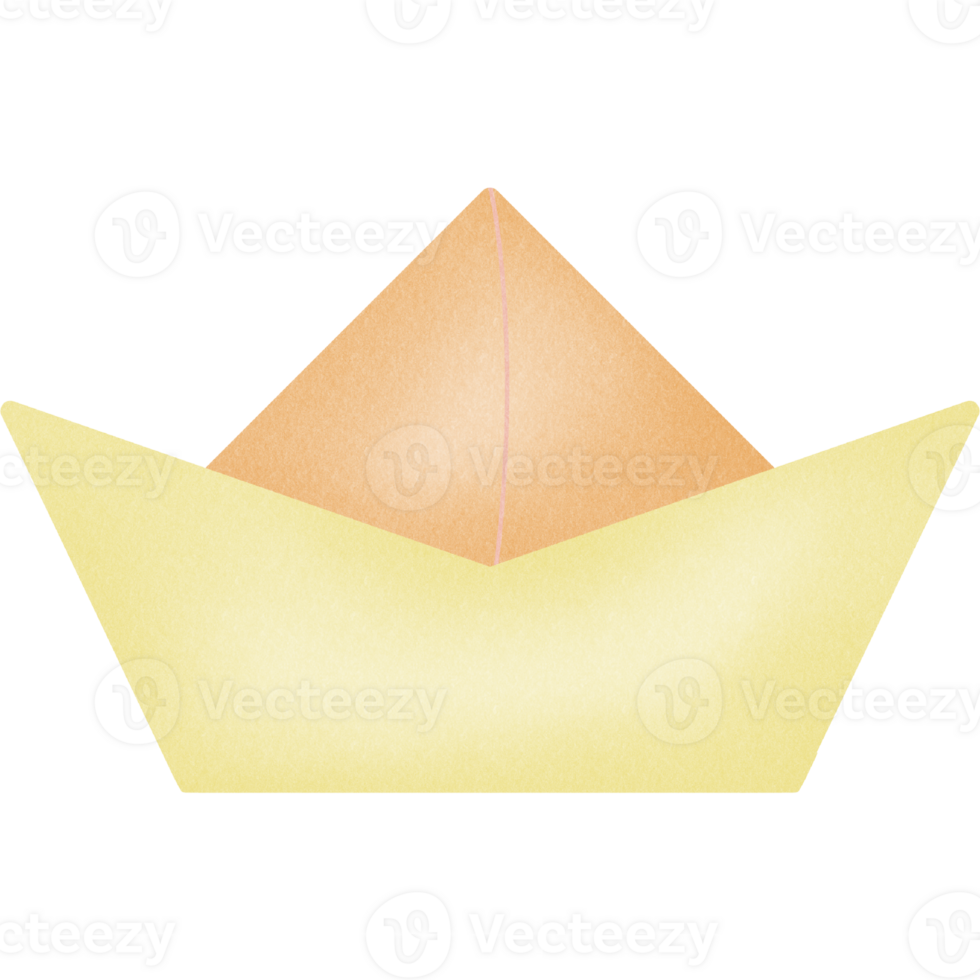 Cute Paper sailboat png