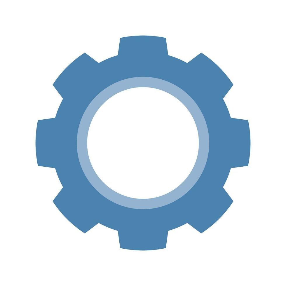 Gear Setting illustration vector graphic icon
