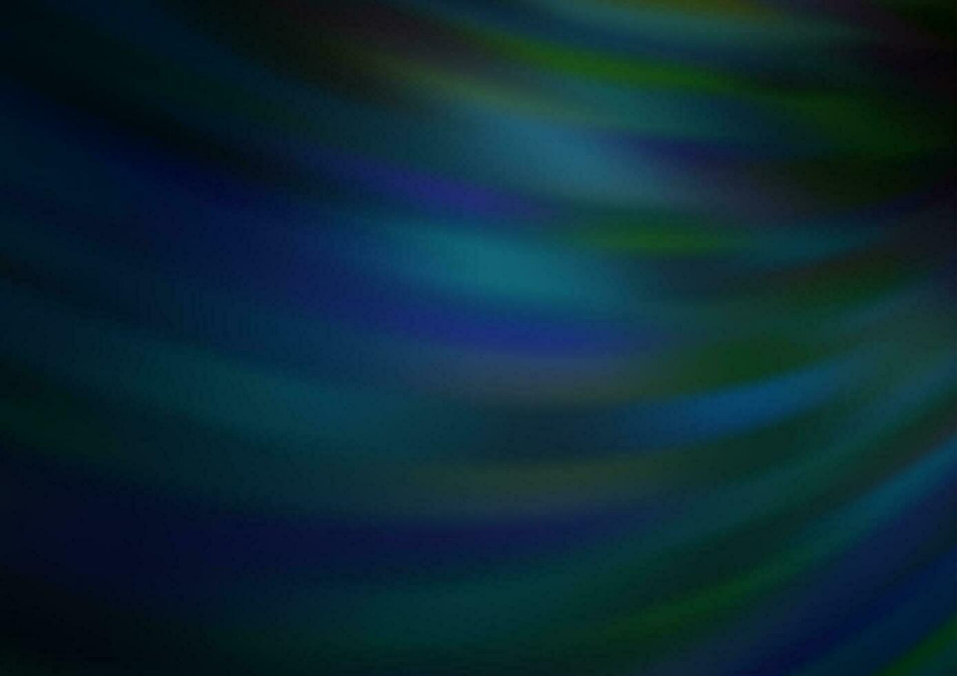 Dark BLUE vector blurred shine abstract template.