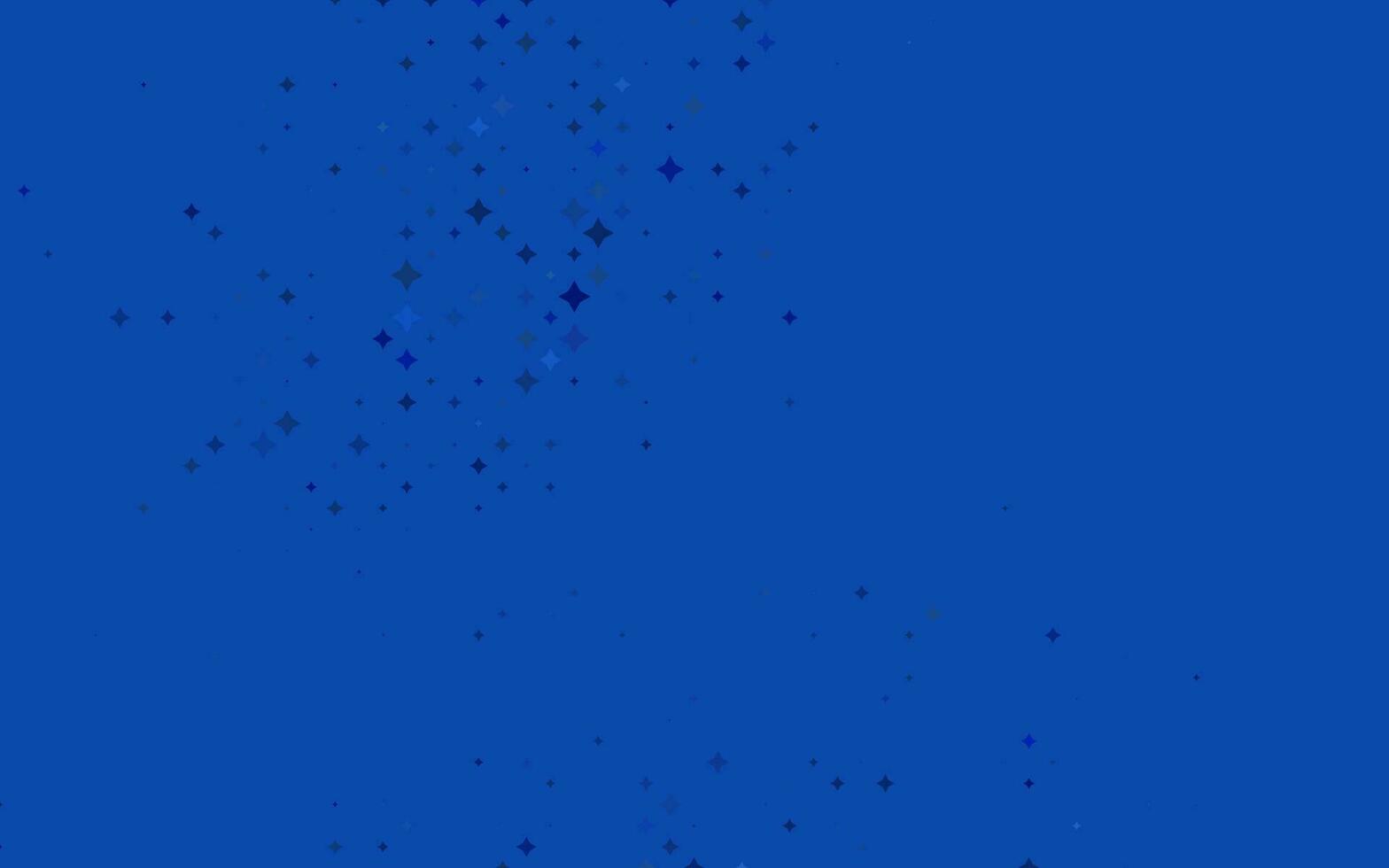 Light BLUE vector texture with beautiful stars.