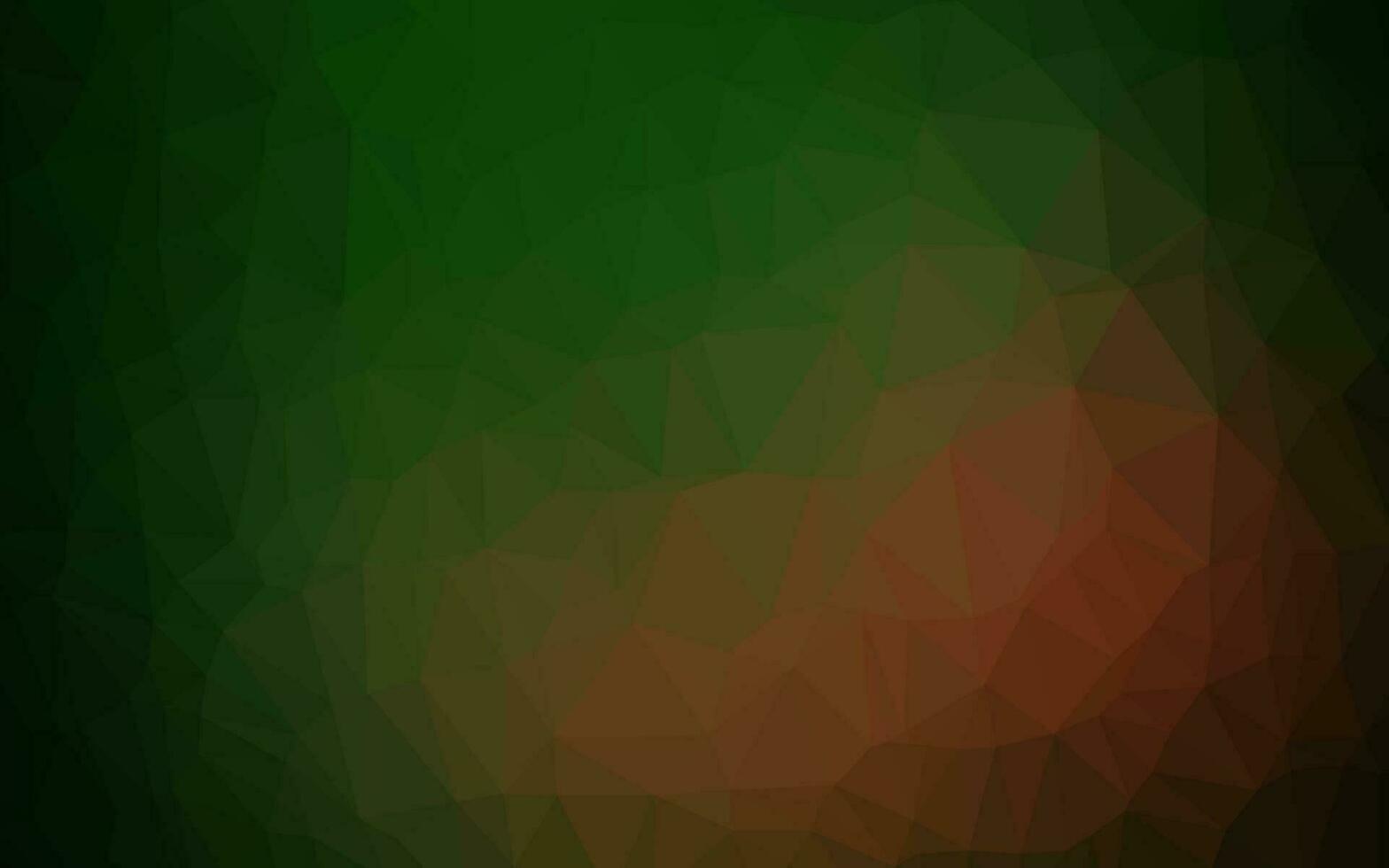 Dark Green, Yellow vector triangle mosaic cover.