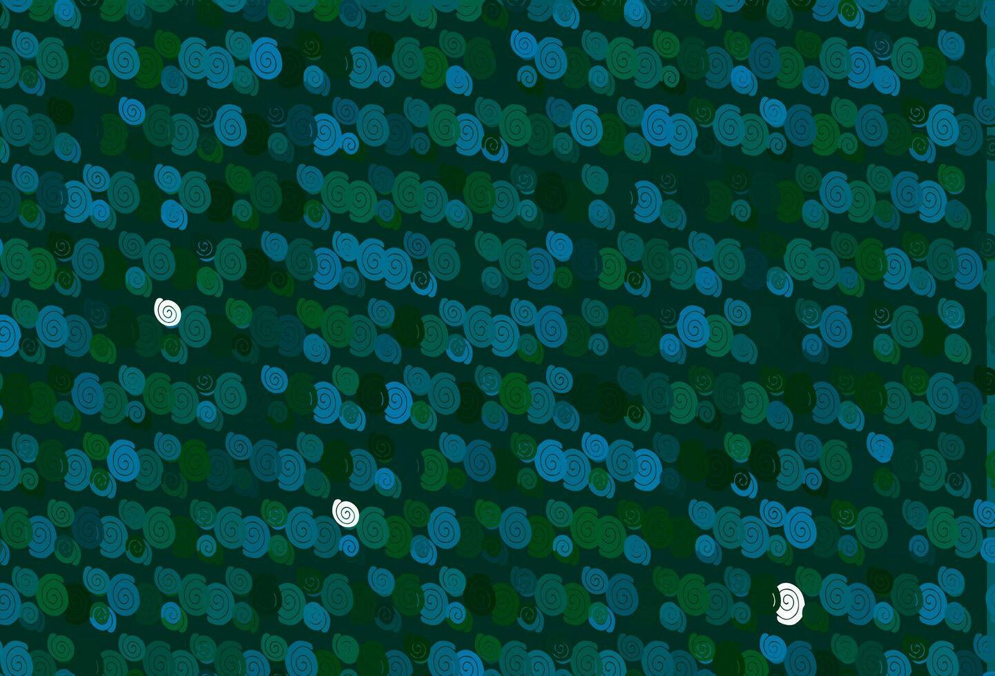 Light Blue, Green vector background with liquid shapes.