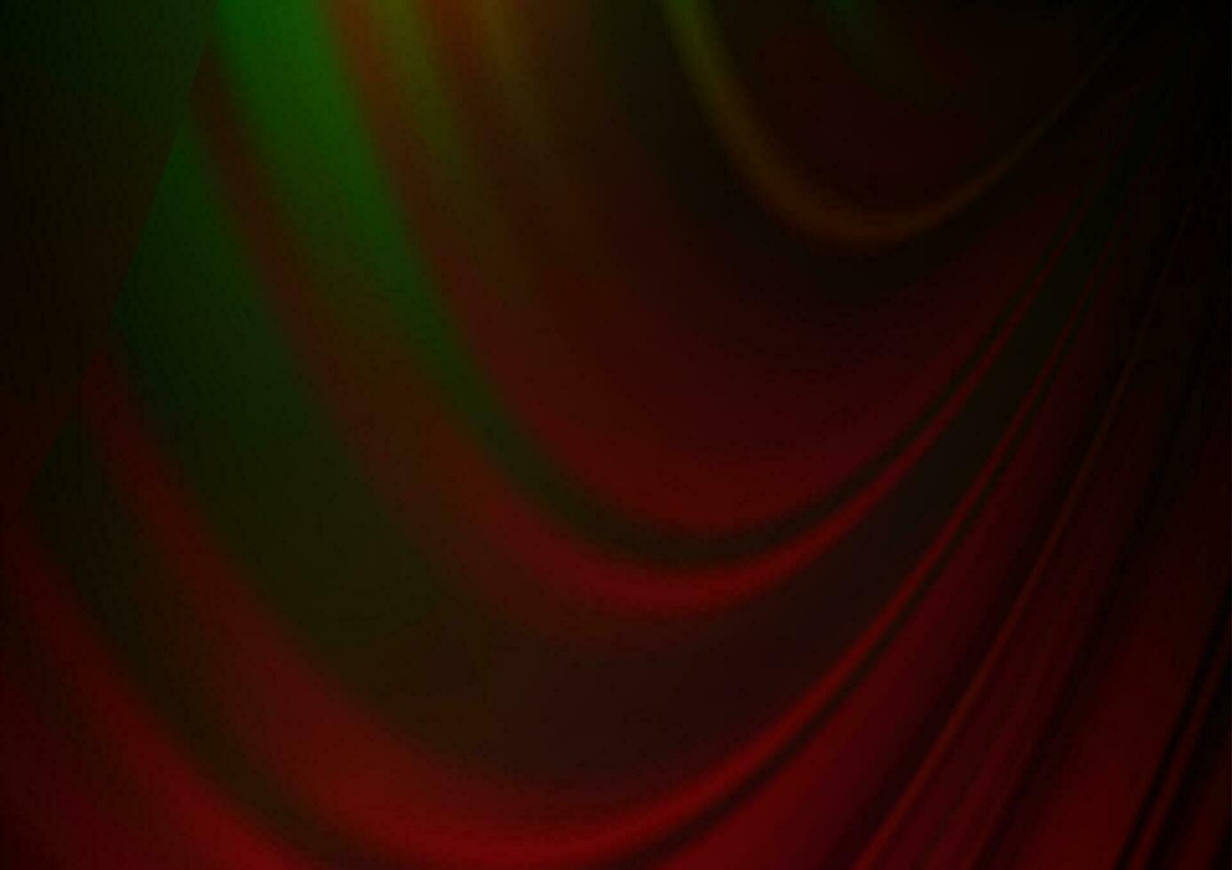 Fondo abstracto brillante de vector verde oscuro, rojo.