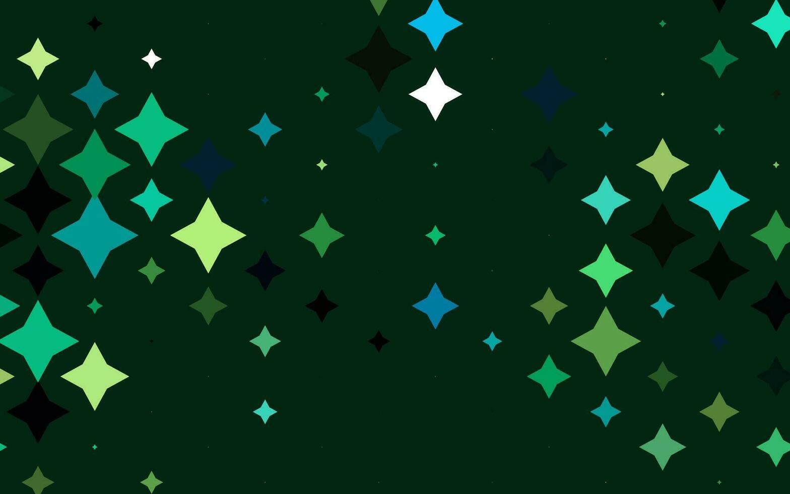 Light Green, Yellow vector background with colored stars.