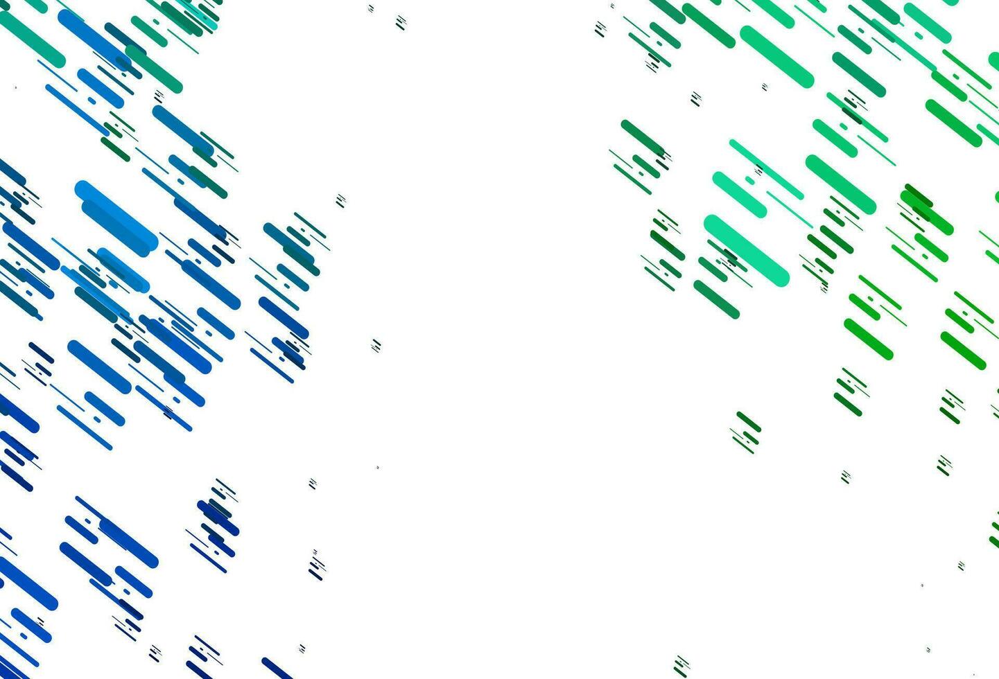 Light Blue, Green vector template with repeated sticks.