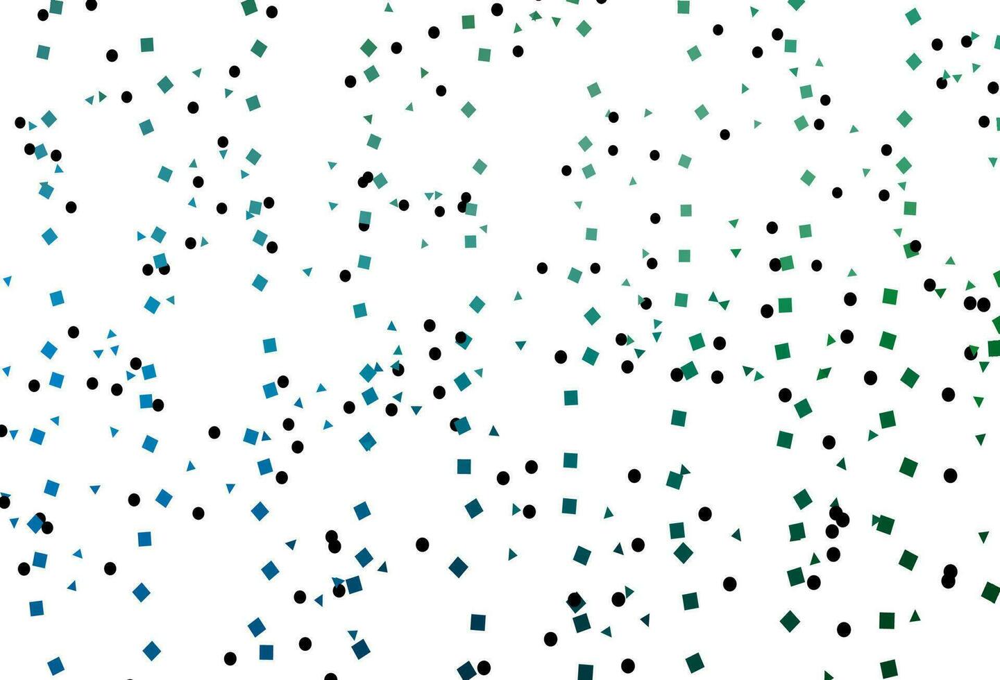 Light Blue, Green vector backdrop with lines, circles, rhombus.