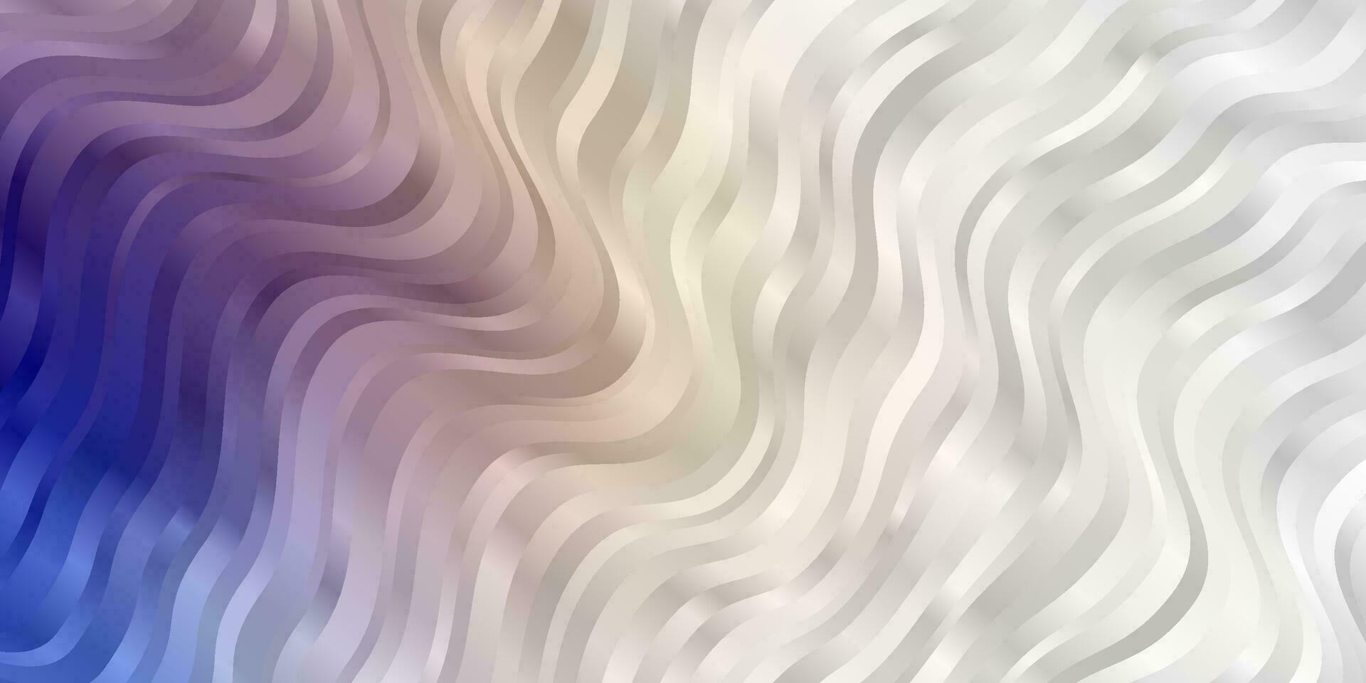 Light Blue, Yellow vector background with curves.