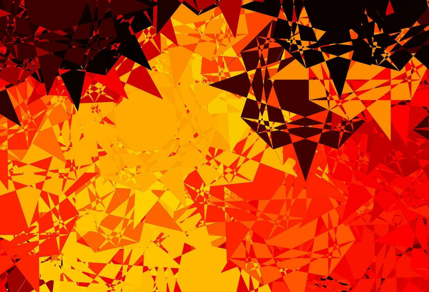Dark Red vector texture with memphis shapes.
