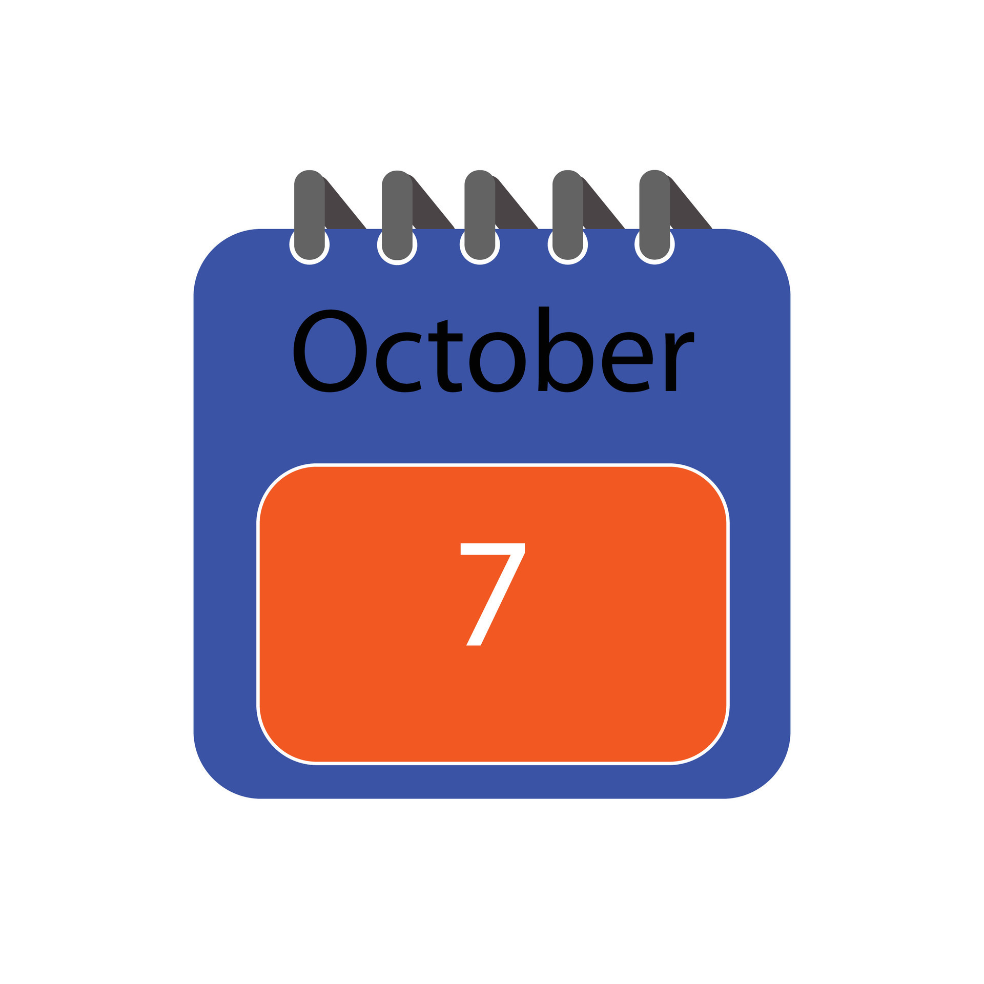 October 7 Daily Calendar Icon 26566541 Vector Art At Vecteezy october-7-daily-calendar-icon-26566541-vector-art-at-vecteezy
