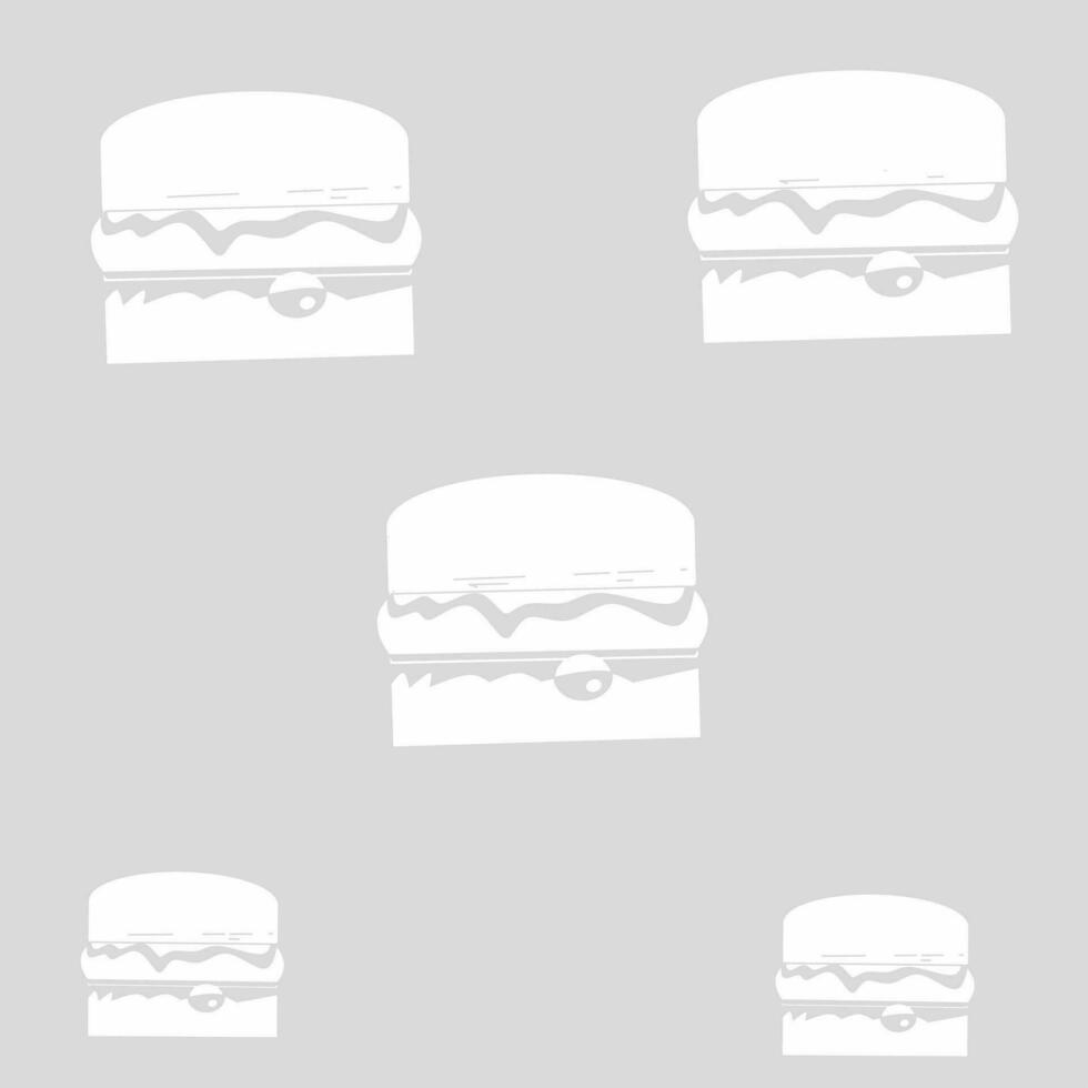 hamburger shape background illustration vector
