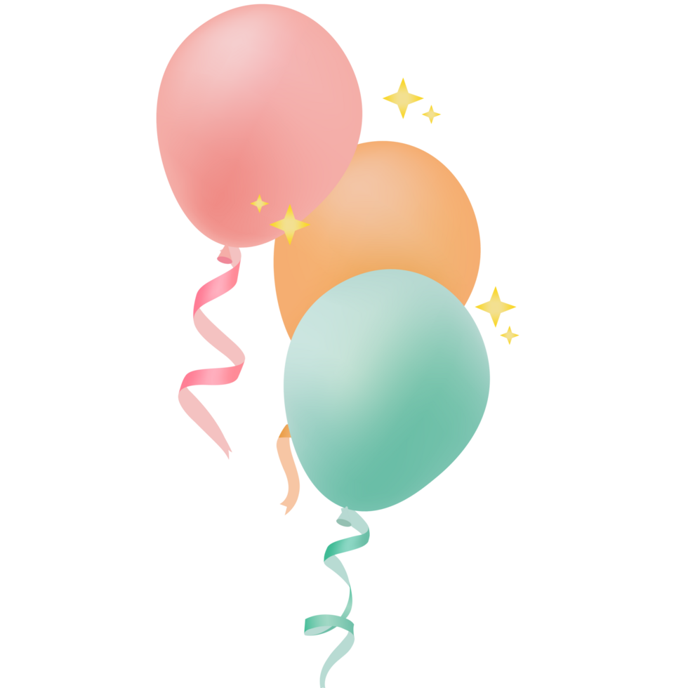 Balloons PNG Illustrations