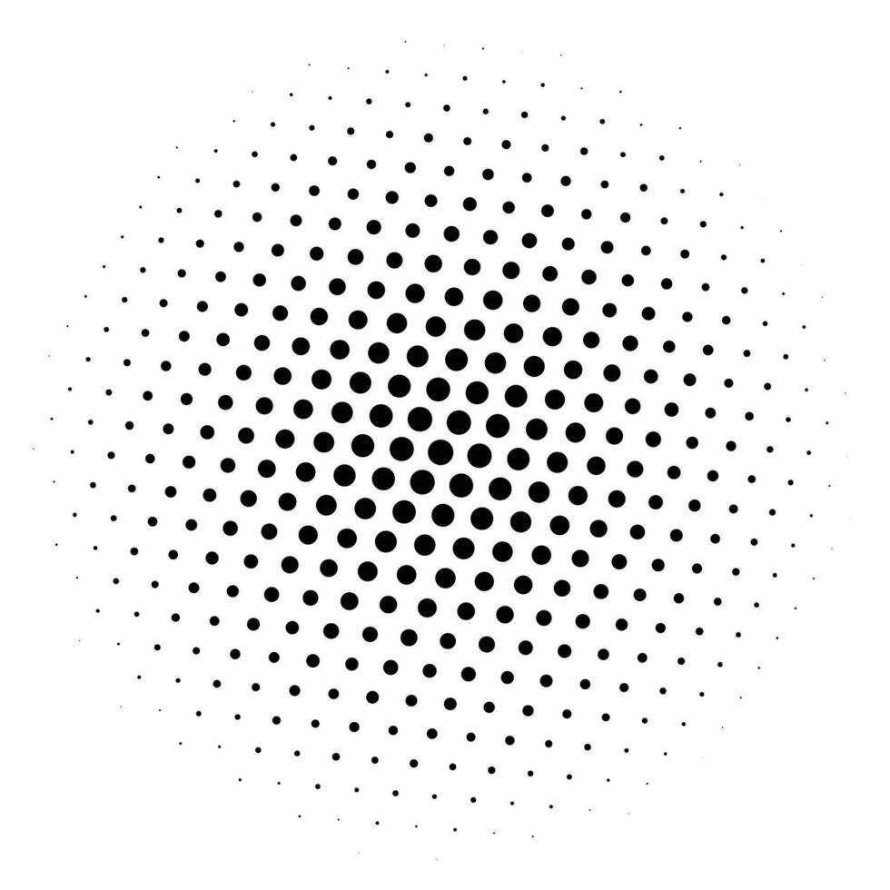 Abstract circle dotted background vector illustration