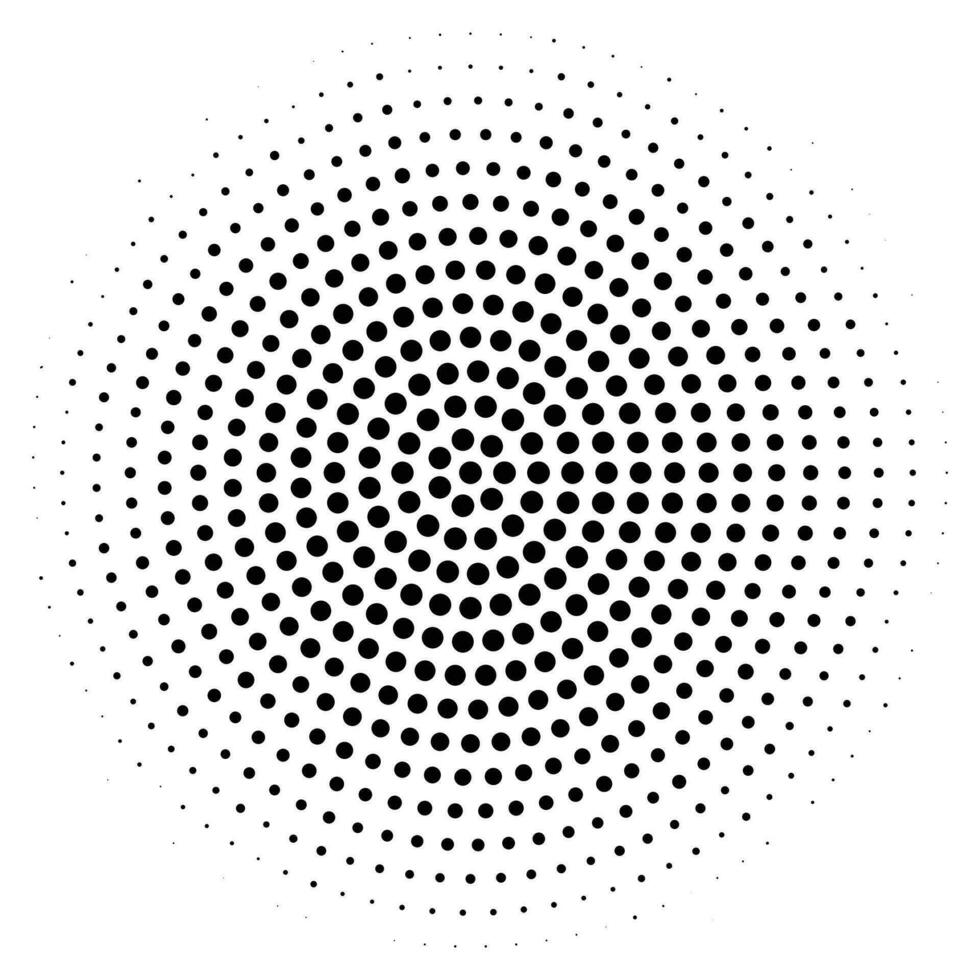 Abstract circle dotted background vector illustration
