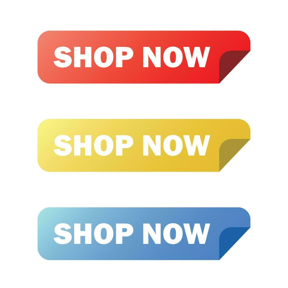 shop now banner design. sale promotion sign and symbol. vector