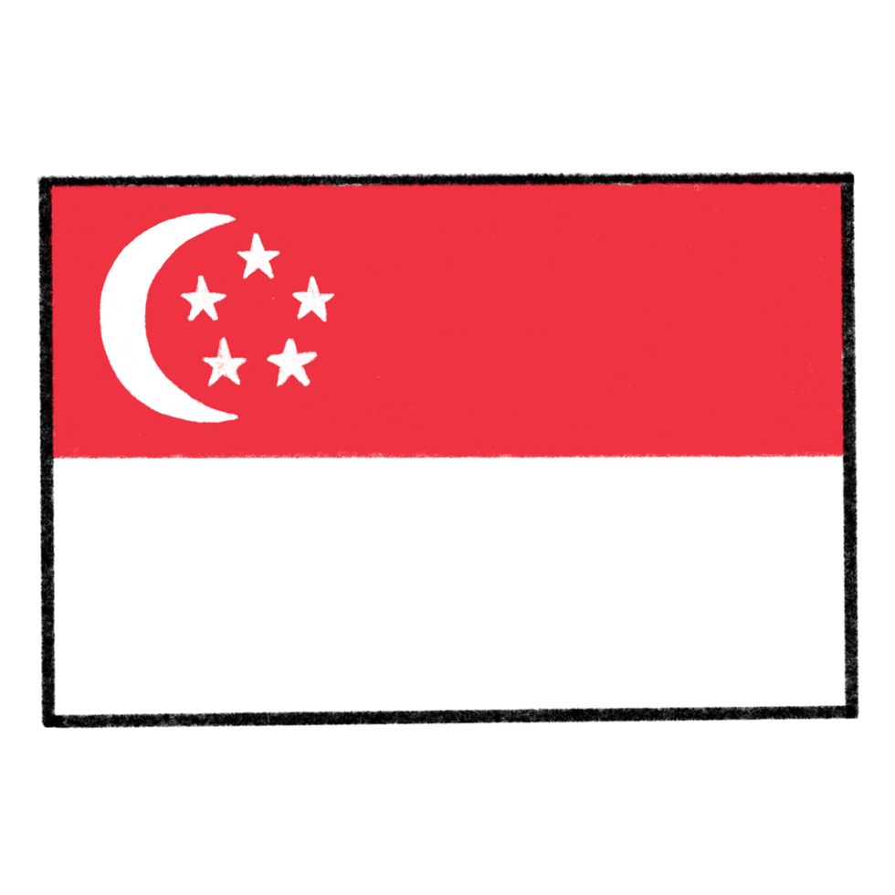 Flag Asia Singapore png