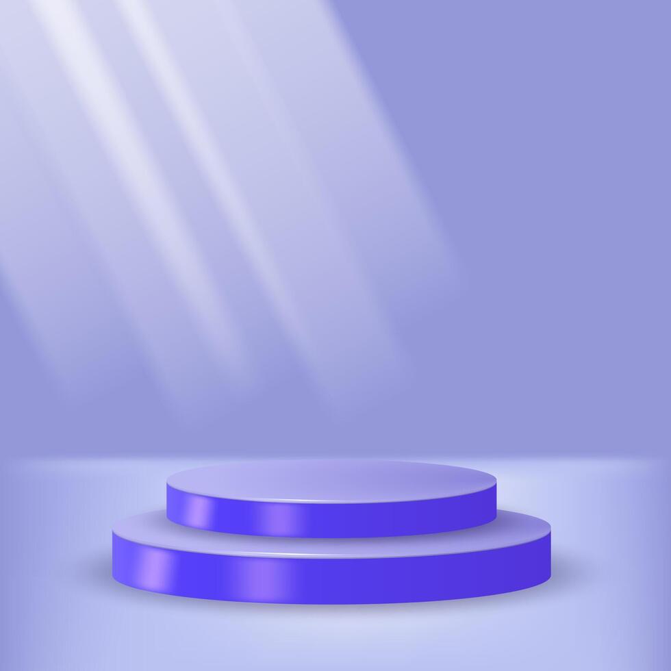 3D background blue double with sun rays background vector