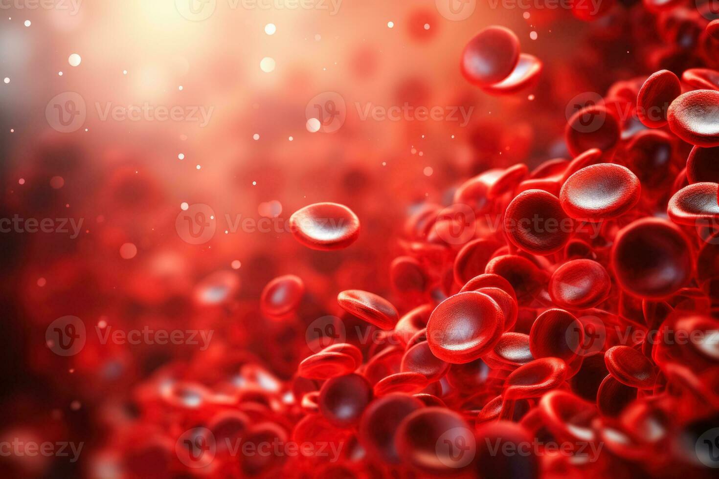 Blood cells background photo